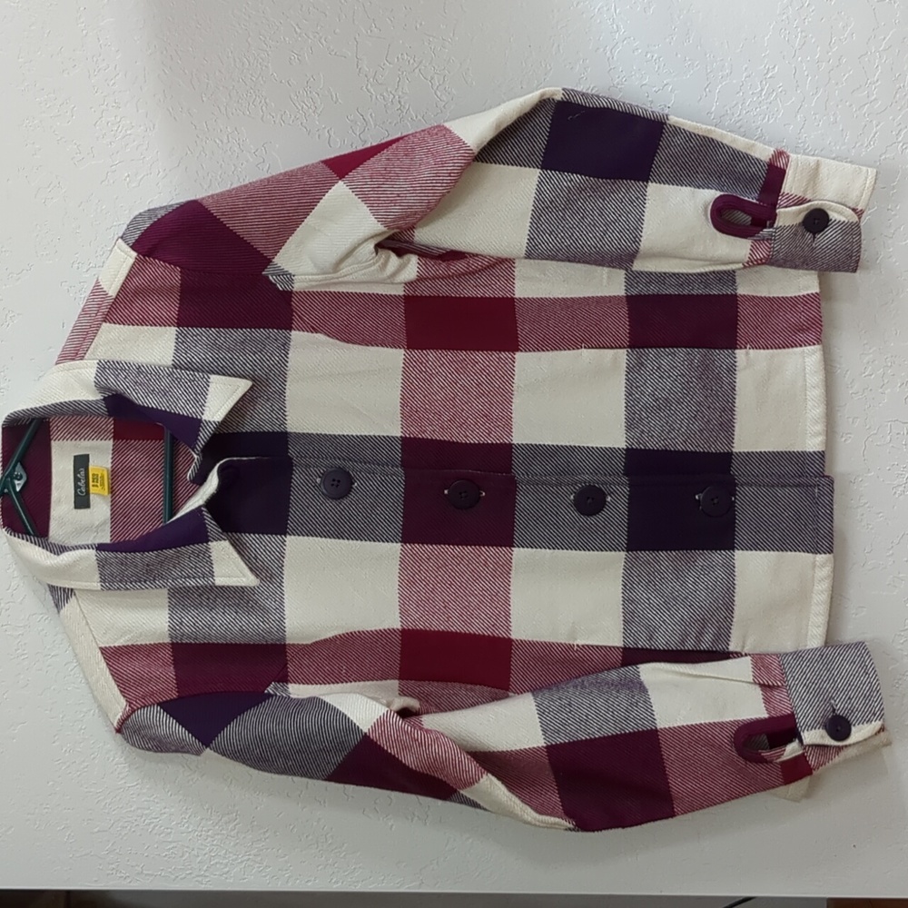 Cabela's Plaid Pea Coat